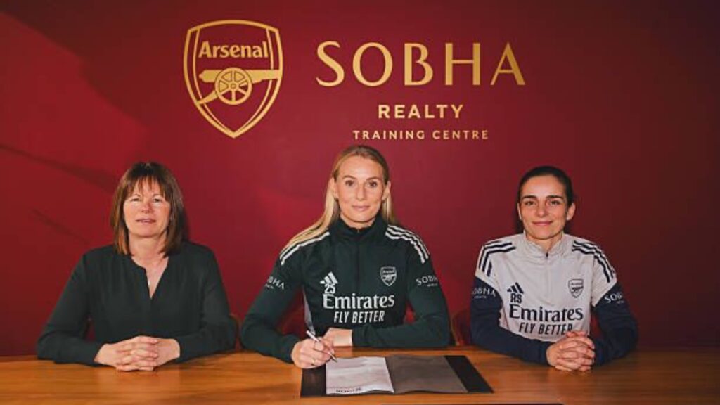 Stina Blackstenius signs new Arsenal Women contract: Striker extends stay until 2028